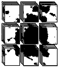 Parallel realization method for reconstructing spot diagram in astronomic image by K-T algorithm