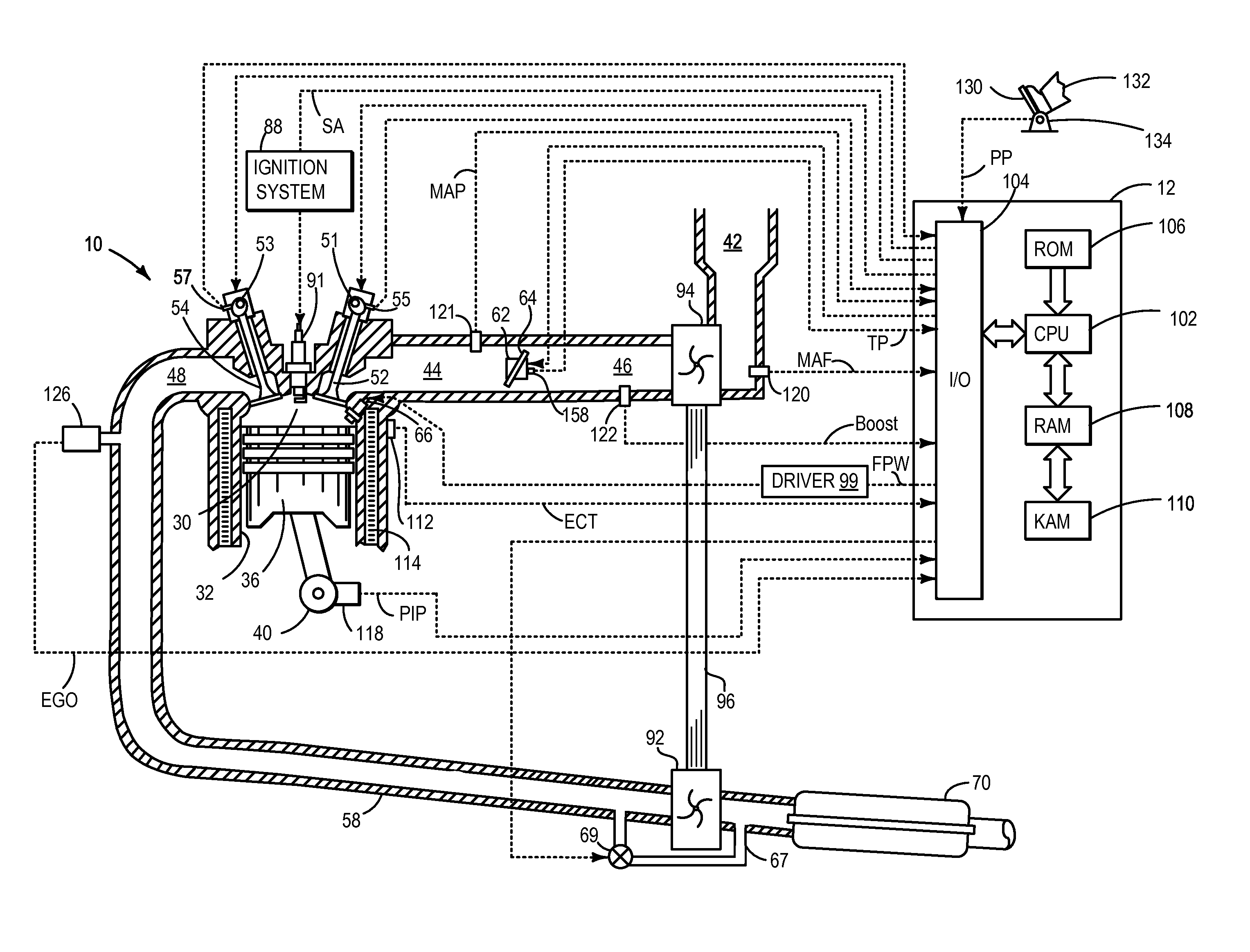 Method for controlling vibrations during transitions in a variable displacement engine