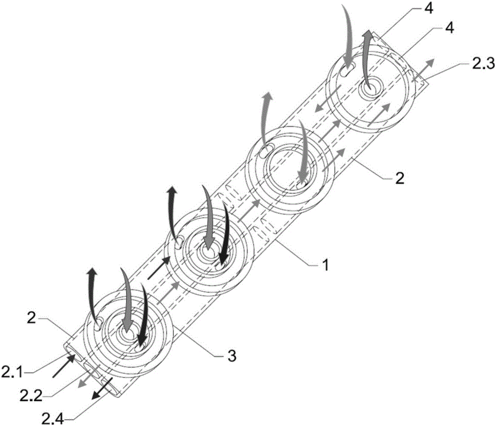 Waterway device for water purifier