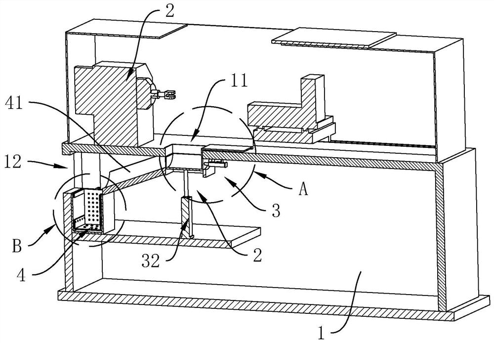 A heart-moving machine that is convenient for retrieving materials