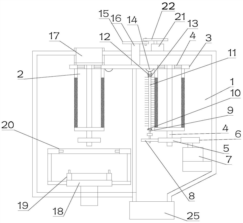 Dust removal device for building construction