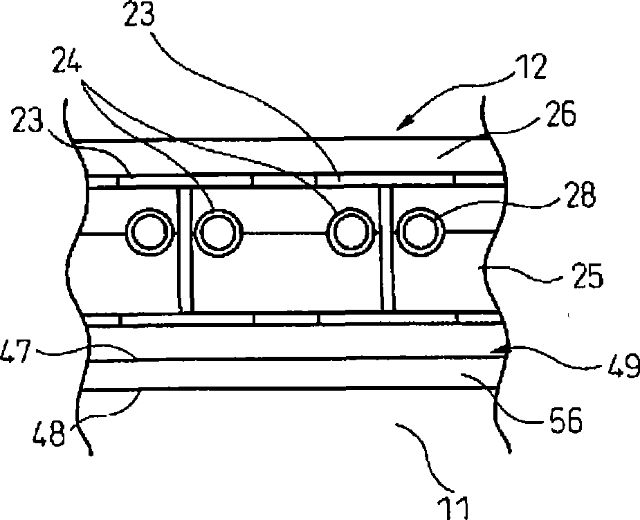 Dismantling method of bottom section of blast furnace