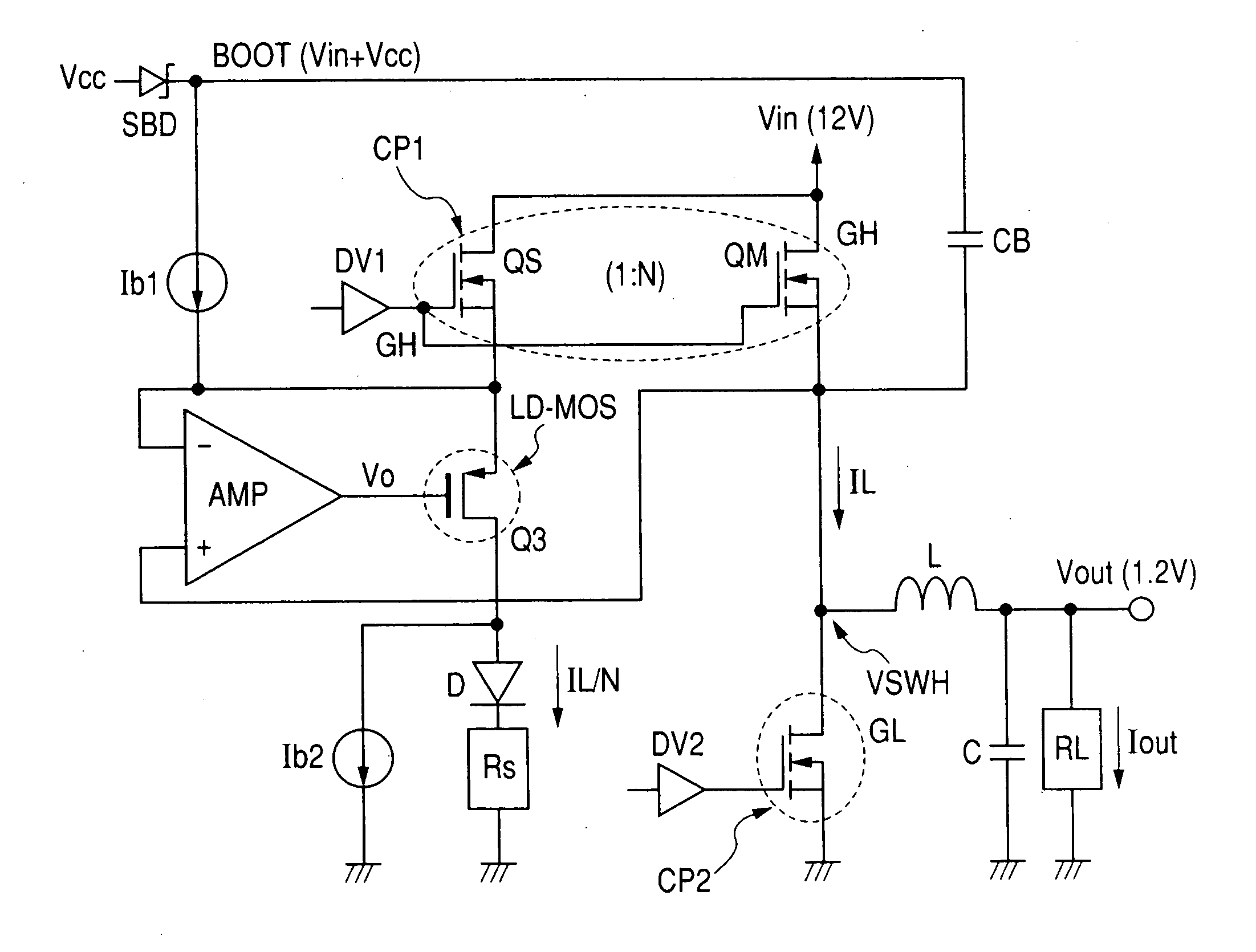 Switching power supply device, semiconductor integrated circuit device and power supply device