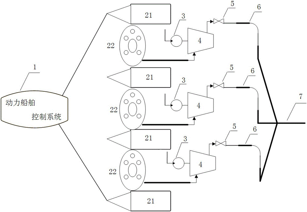 System and method for treating enteromorpha on sea