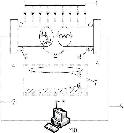 Panda type polarization maintaining fiber side looking shaft alignment device and panda type polarization maintaining fiber side looking shaft alignment method