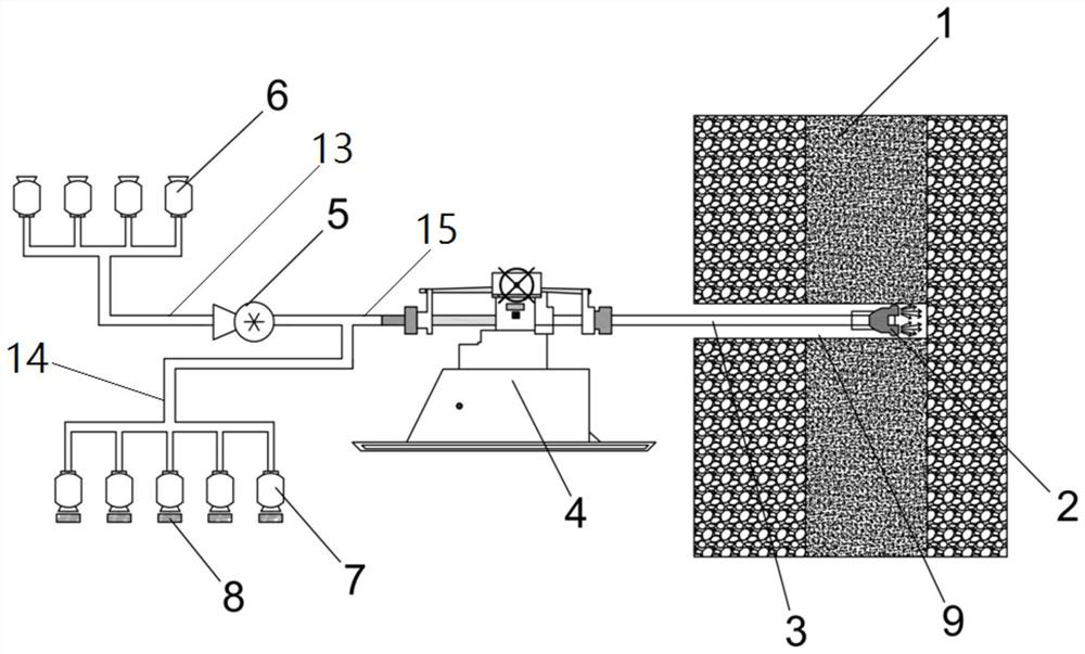 Drilling, jam releasing and fracturing integrated device and method for soft coal seam