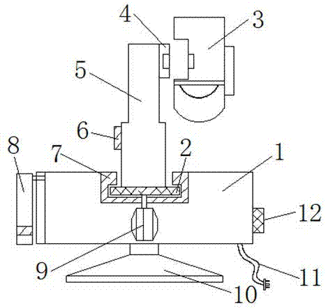 Multifunctional LED lamp structure