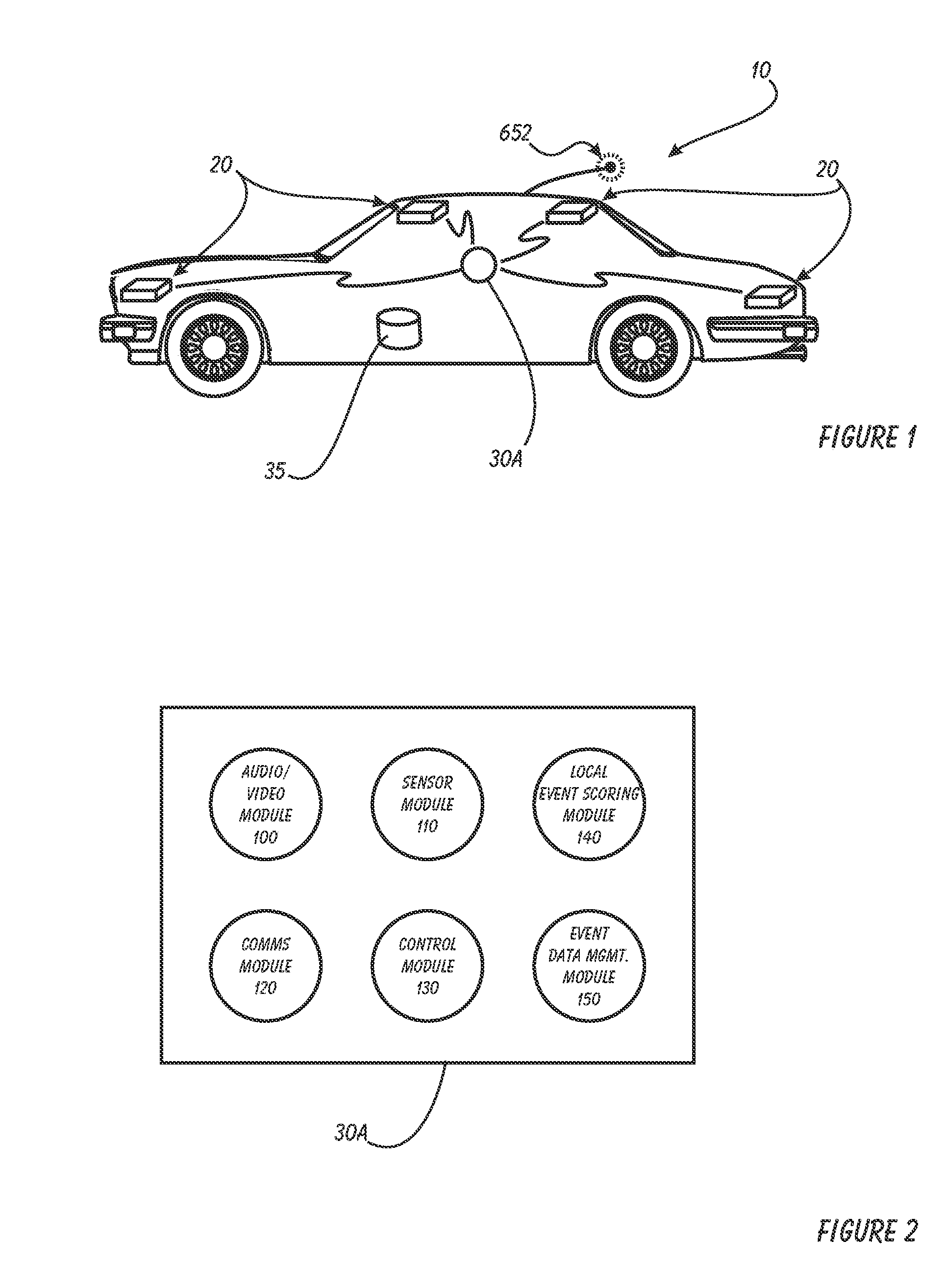 Driver risk assessment system and method having calibrating automatic event scoring