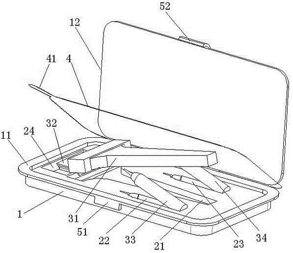 Disposable medical pre-operation skin preparation tool