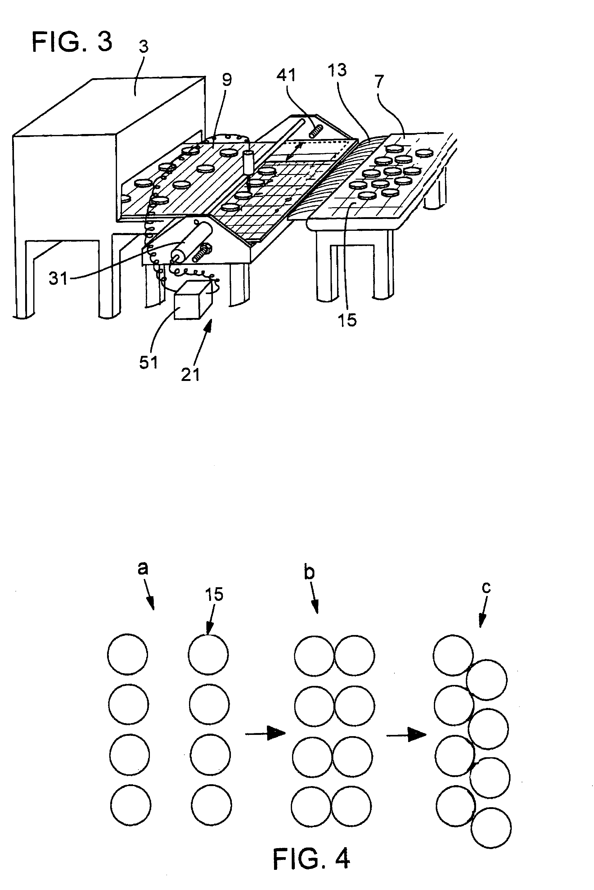 Systems and methods for compact arrangement of foodstuff in a conveyance system