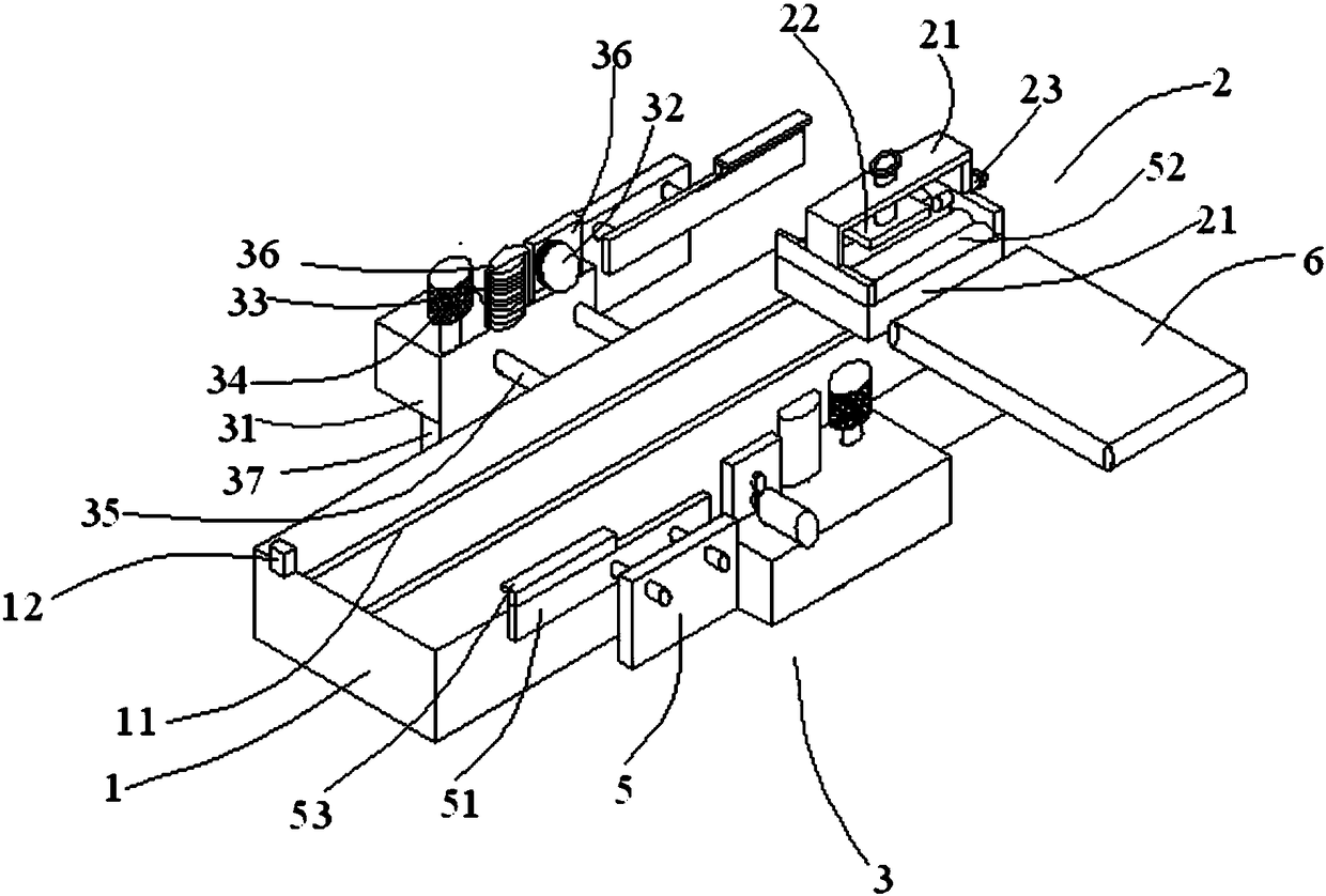 Efficient wedge-joint-board tenoning machine