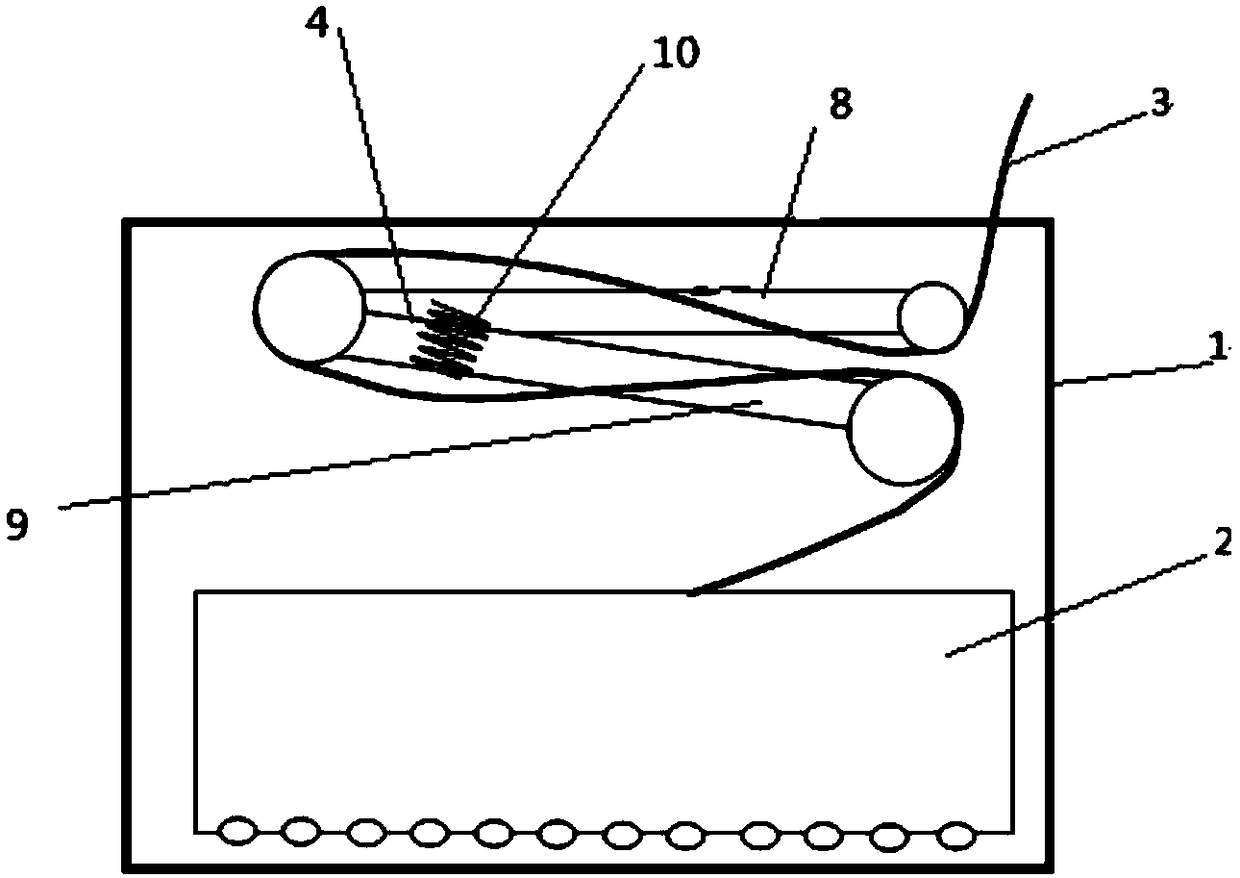 Drawer type fiber distribution frame