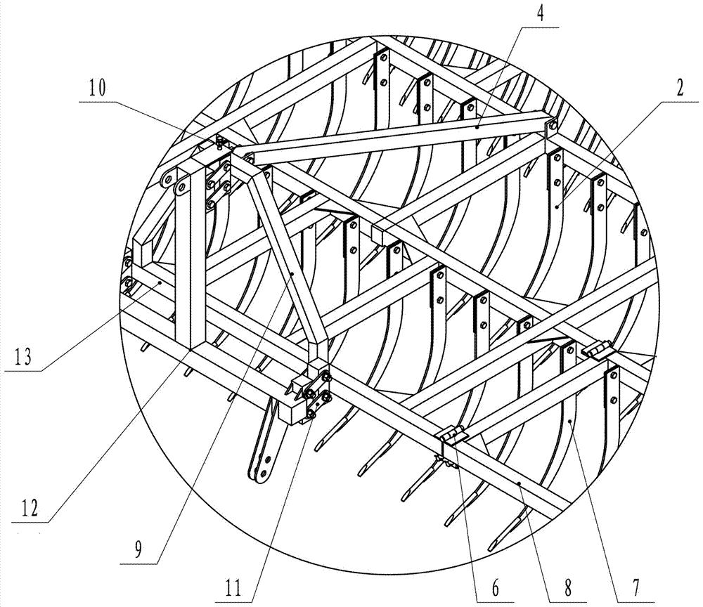 Folding shape-imitating geomembrane collector