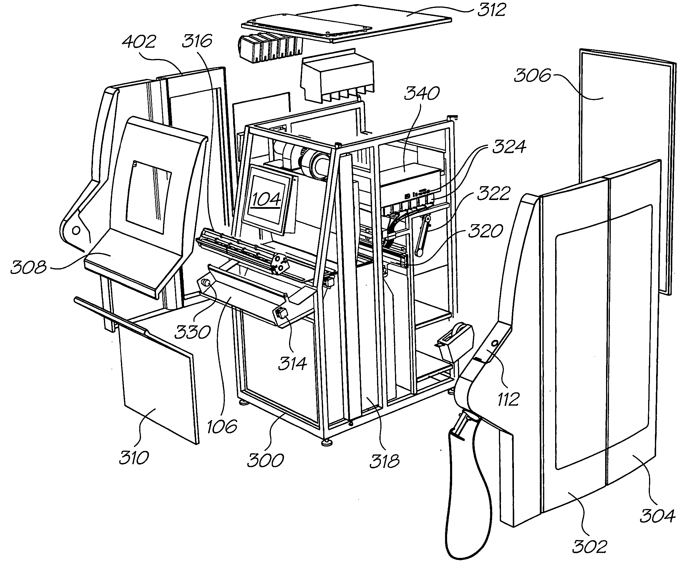 Self threading wallpaper printer