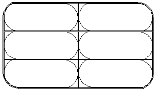 Square winding structure lead-acid battery and manufacturing method thereof