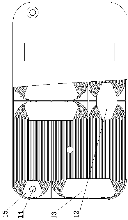 Square winding structure lead-acid battery and manufacturing method thereof