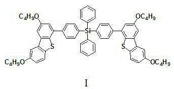 Organic charge transporting material and preparation method therefor