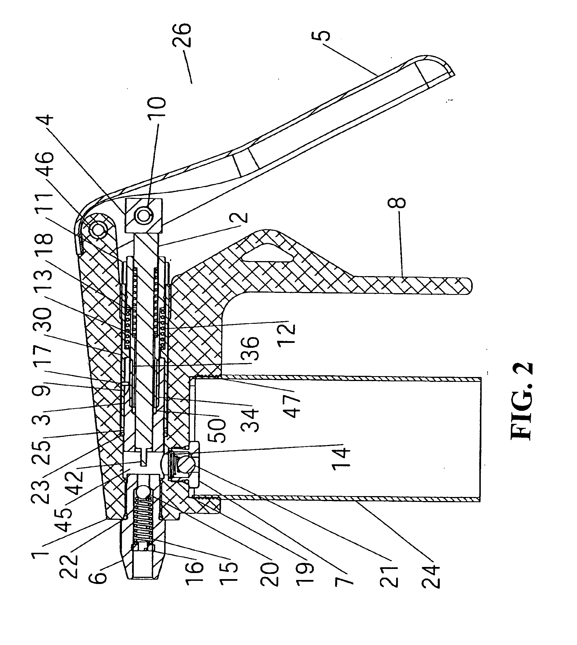 Two stage grease gun