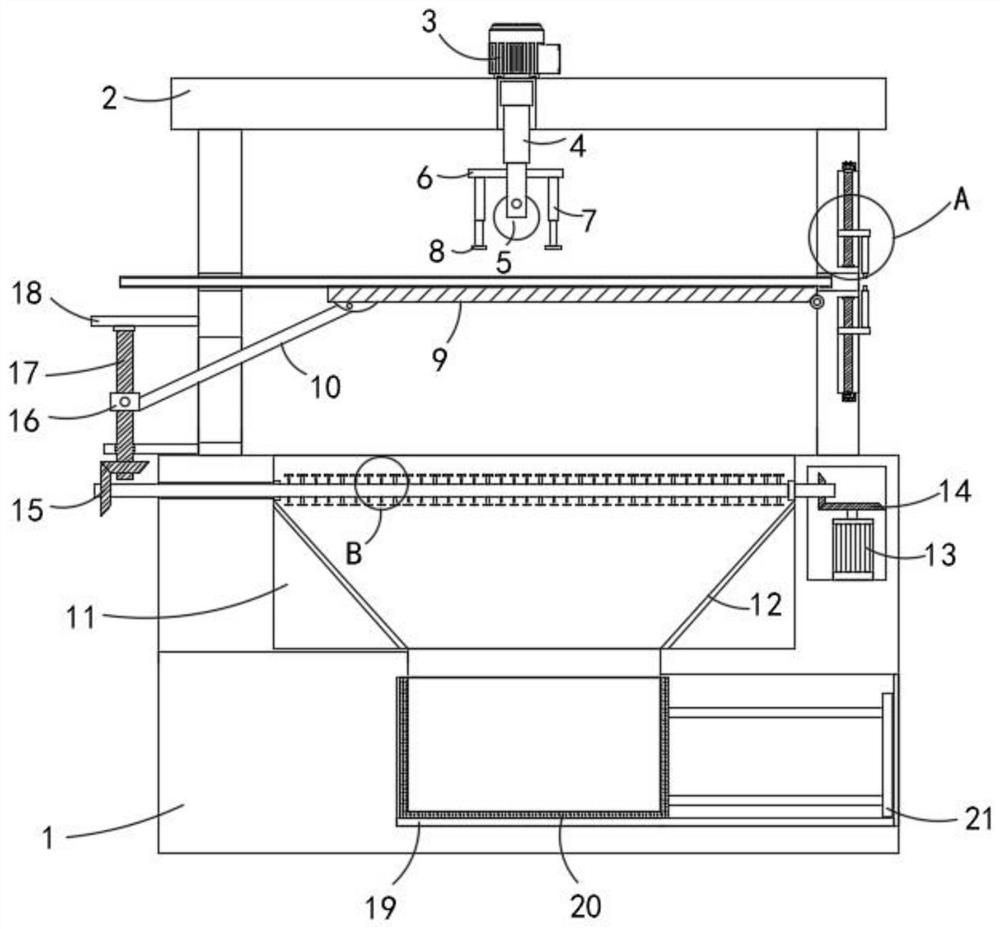 Cable cutting device for electric power construction