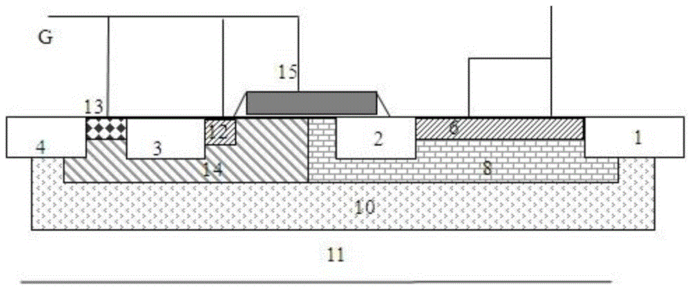 High voltage electrostatic protection structure