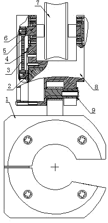 Ohm open-close type sensor of mine aerial cableway