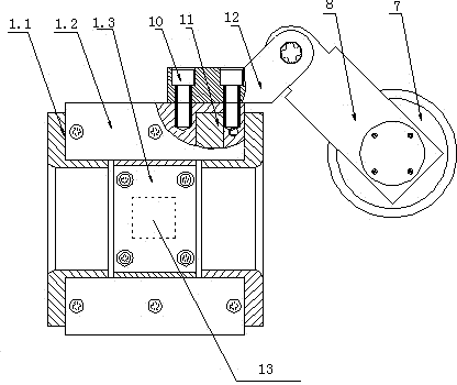 Ohm open-close type sensor of mine aerial cableway