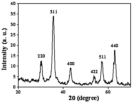 Method for modifying micro-fluidic chip by using chiral selective magnetically-functionalized graphene