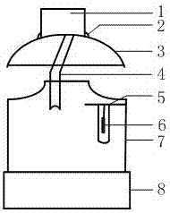 Natural rubber collection monitoring method based on spectrum sensing technology