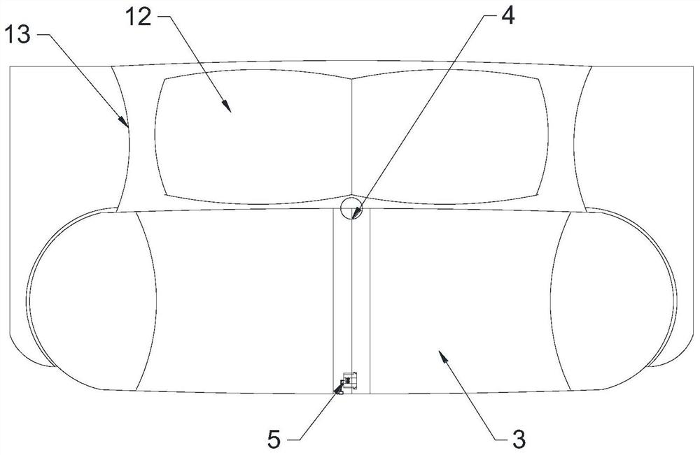 Antibacterial quilting and embroidering neck protection combined pillow