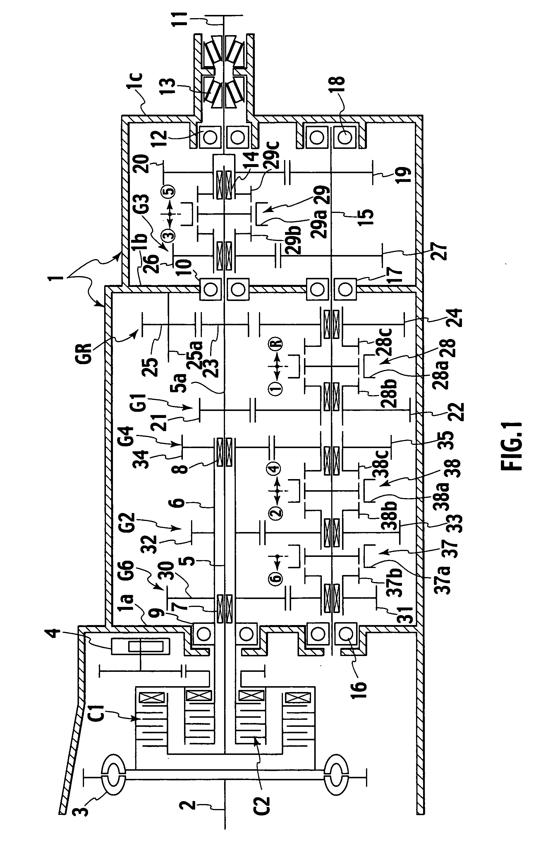 Twin-clutch manual transmission