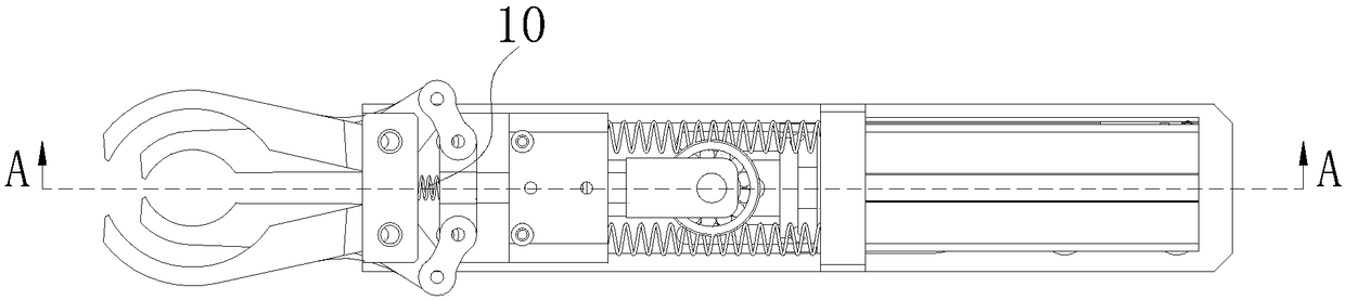 Hydraulic clamping hand for bottle cap