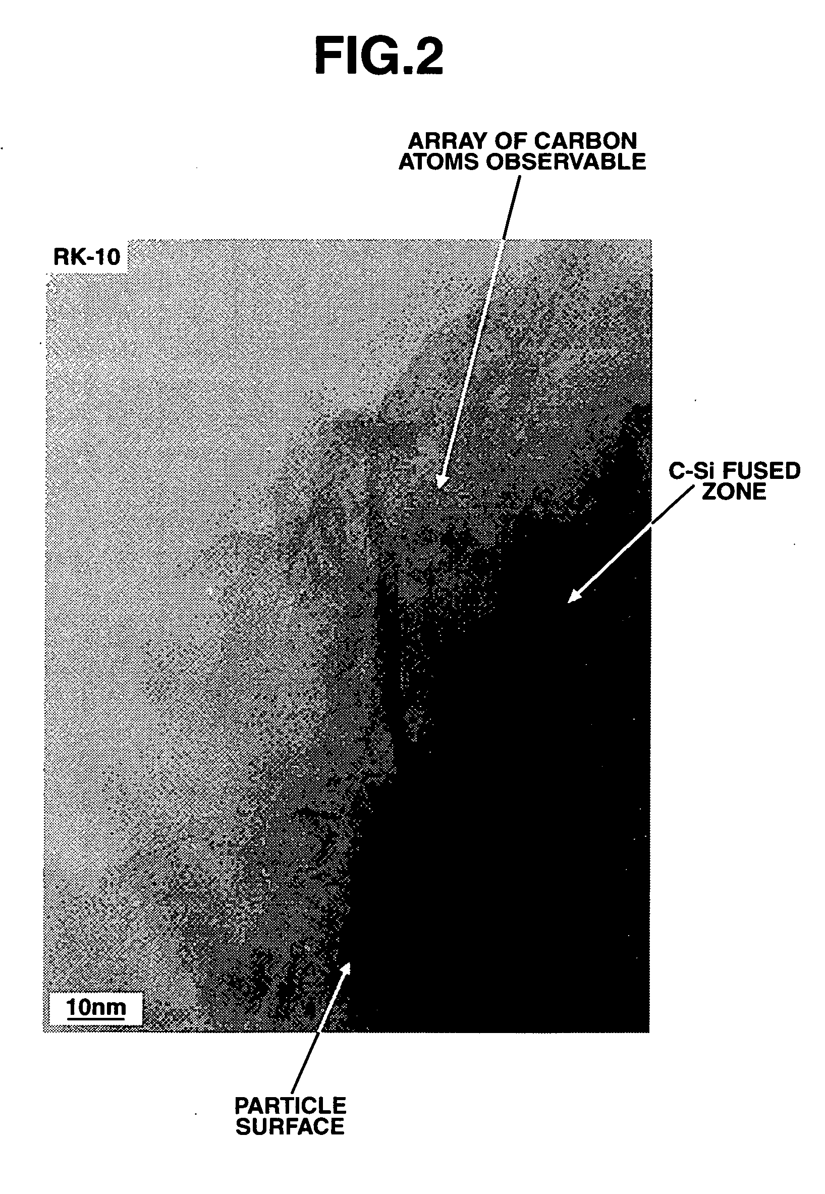 Non-aqueous electrolyte secondary cell negative electrode material and metallic silicon power therefor