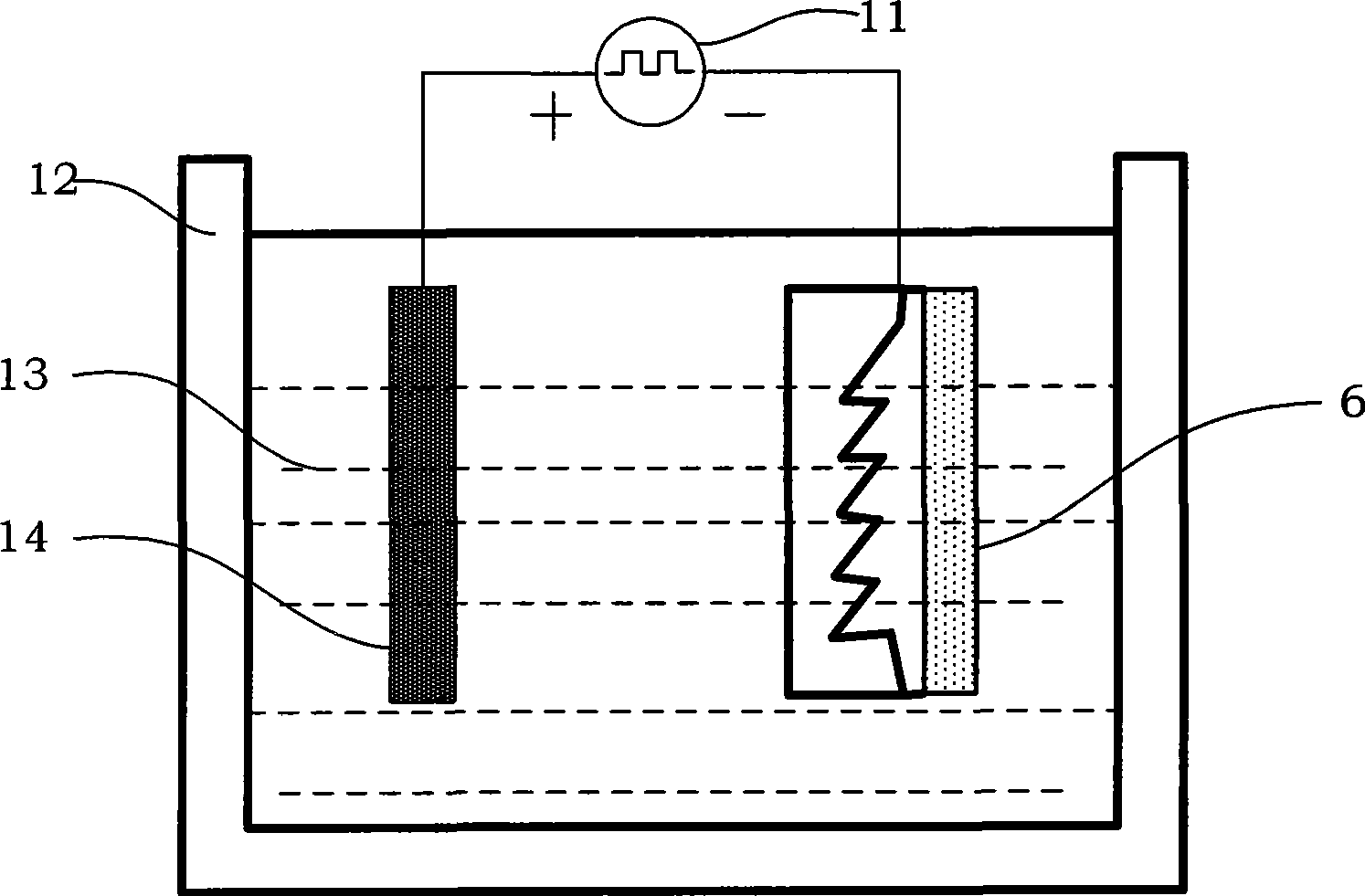 Duplicating method for making scaliness biological epidermis morphology duplicating template by pulse electroforming method