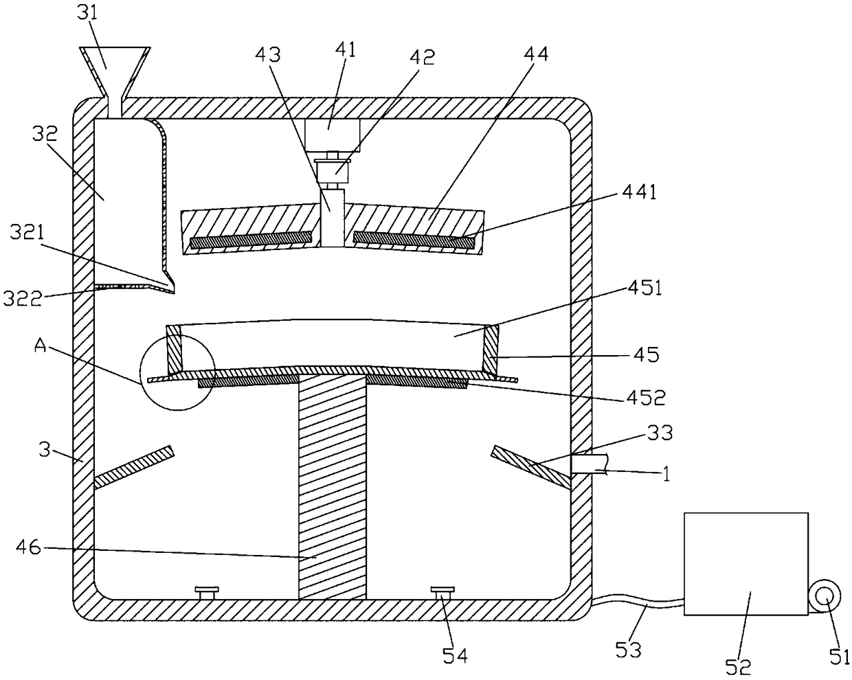 Plastifying machine