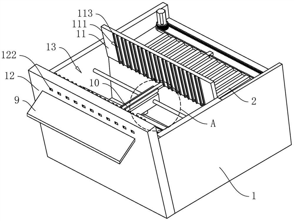 Sorting and discharging apparatus and sorting and discharging method of testing and sorting machine for MOS transistor