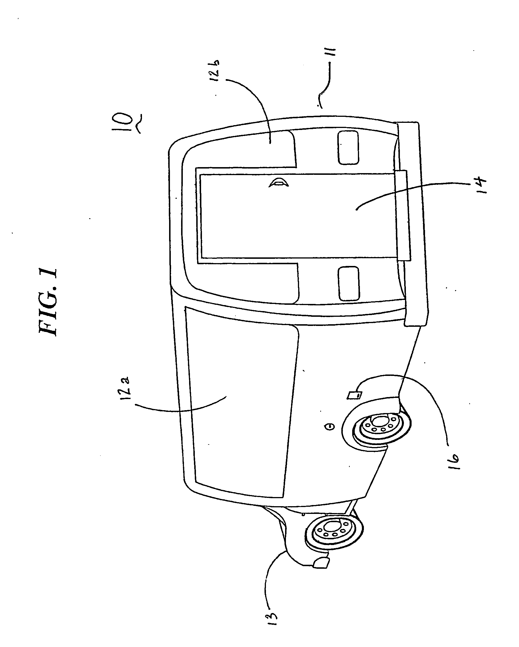 Mobile radiation treatment vehicle and method