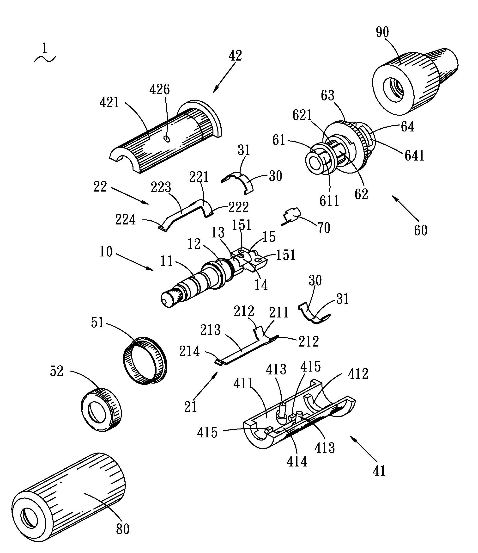 Audio plug connector