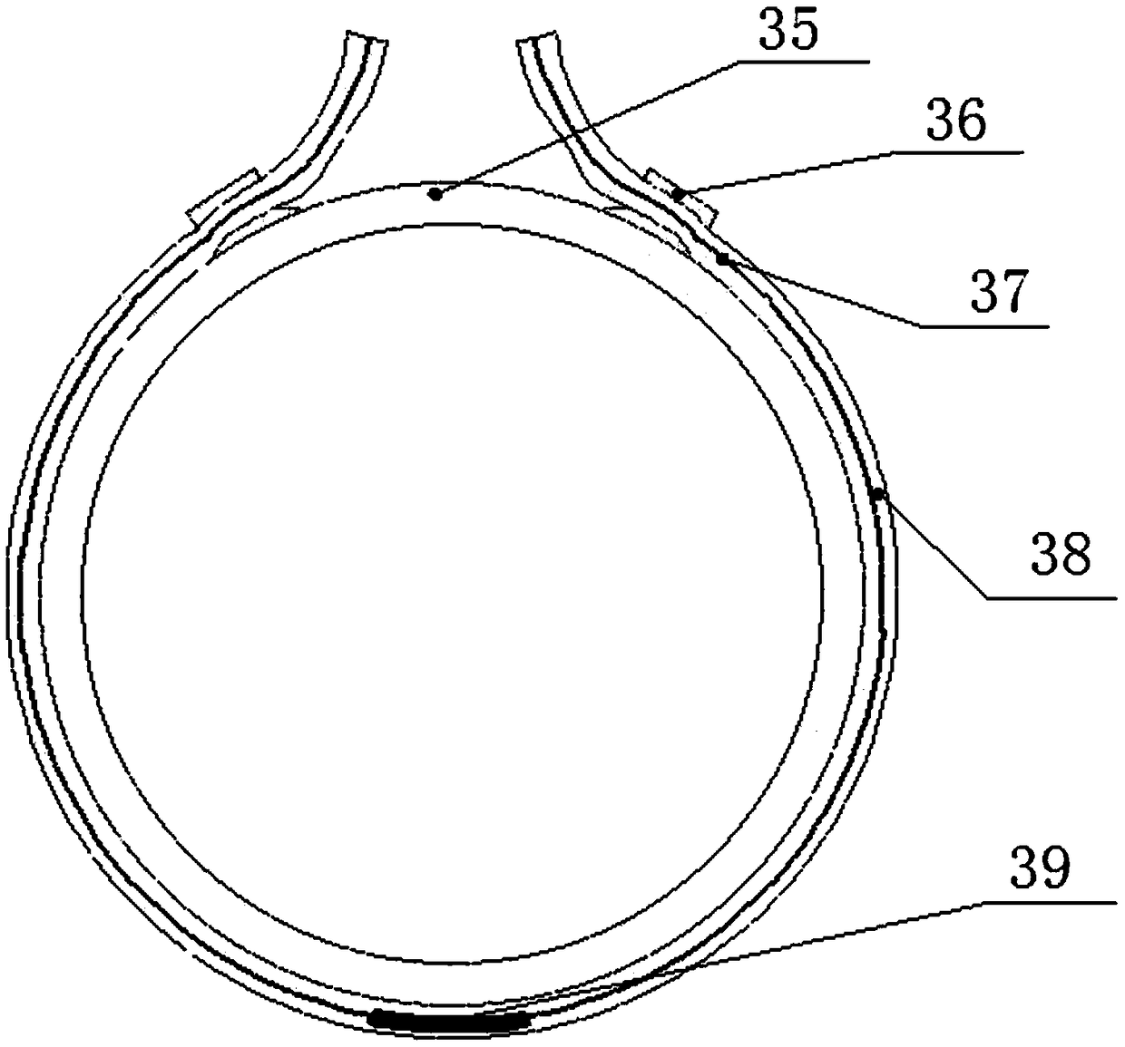 An on-line monitoring device and method for pipeline leakage and corrosion based on fiber Bragg grating sensing