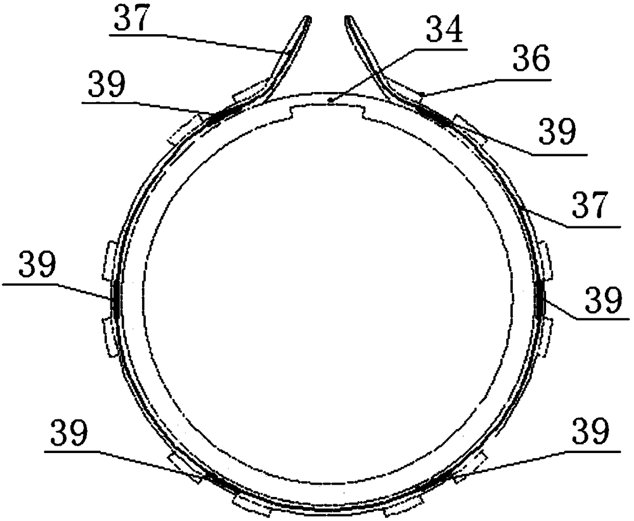 An on-line monitoring device and method for pipeline leakage and corrosion based on fiber Bragg grating sensing