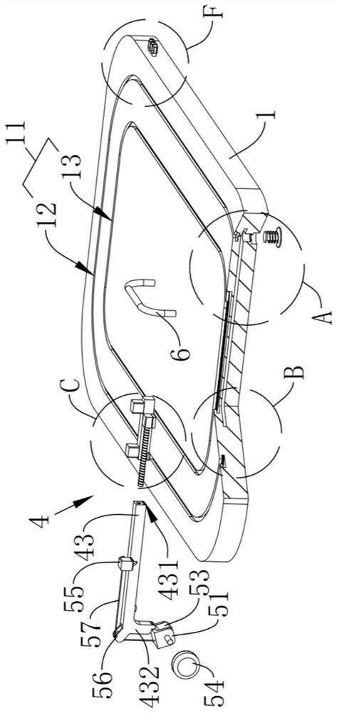 Mobile phone liquid crystal screen vertical edging surface adsorption device and using method thereof