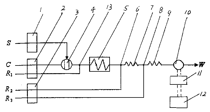 Automatic analysis method for COD in sea water