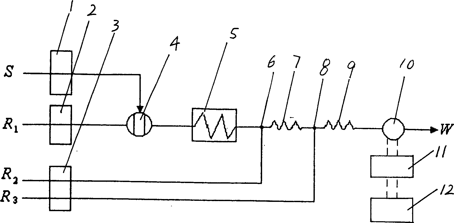 Automatic analysis method for COD in sea water