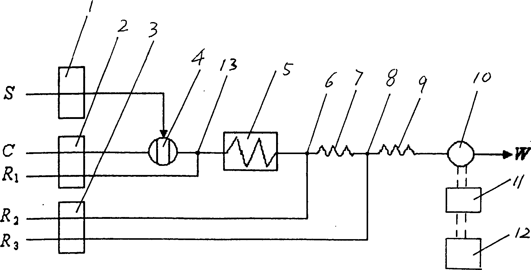 Automatic analysis method for COD in sea water