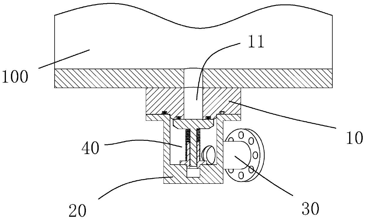 Pressure relief device for high-pressure constant-volume combustion bomb