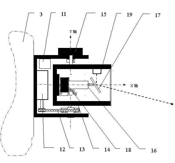 Laser scanning method and device for helicopter collision avoidance