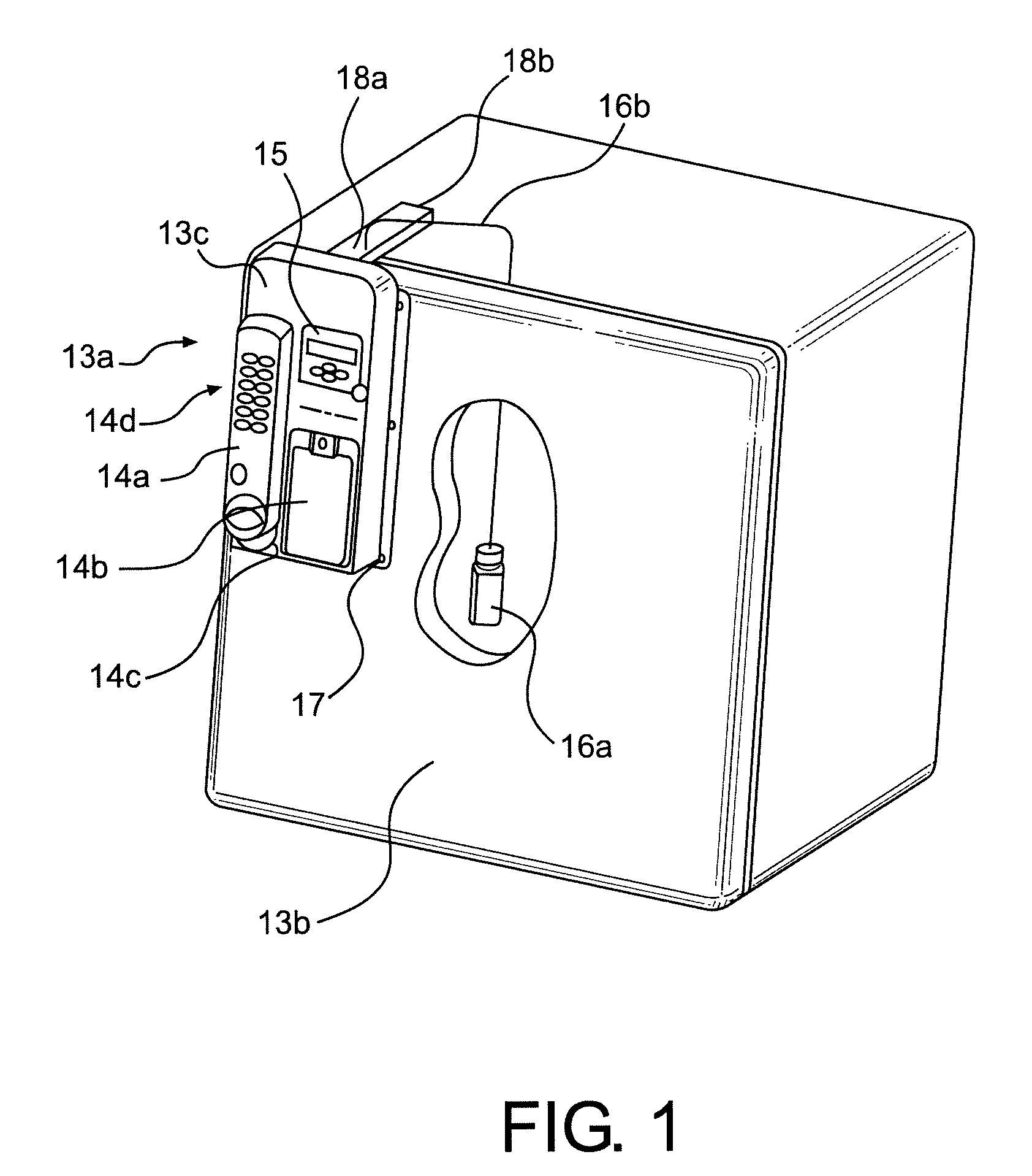 Field retrofittable refrigerator lock with temperature monitoring, temperature based access control and alarming