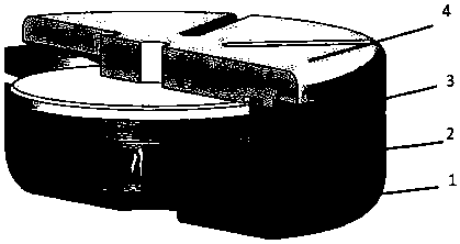 Contact system structure of vacuum arc extinguishing chamber