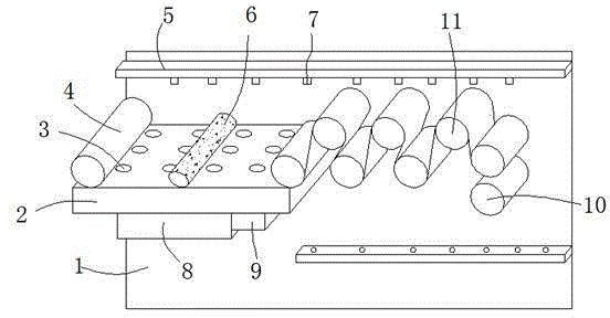 Paper drying and cleaning device