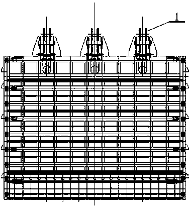 Method and device for quickening water filling and pressure relief of plane gate