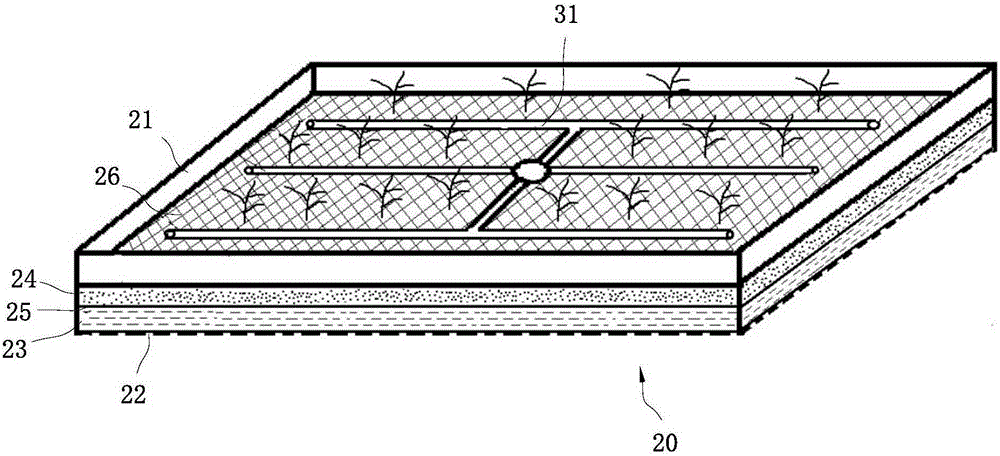 Water body circulating purification biological filter bed for high-water-level prawn culture